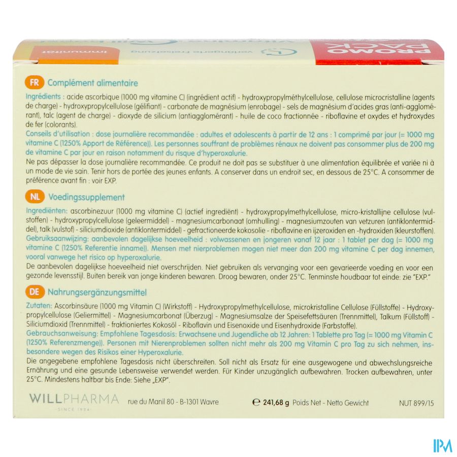 Vitamine C Will Boost Promo Liber. Prol.comp 95+25