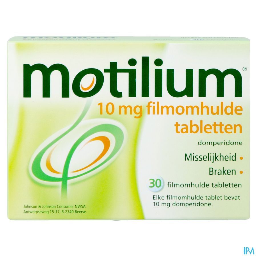 Motilium 10mg Comp Pell 30 X 10mg