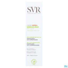 Svr Sebiaclear Creme Spf50 40ml