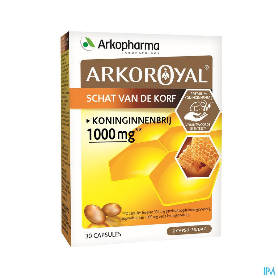 Arkoroyal Gelee Royale 1000mg Caps 30