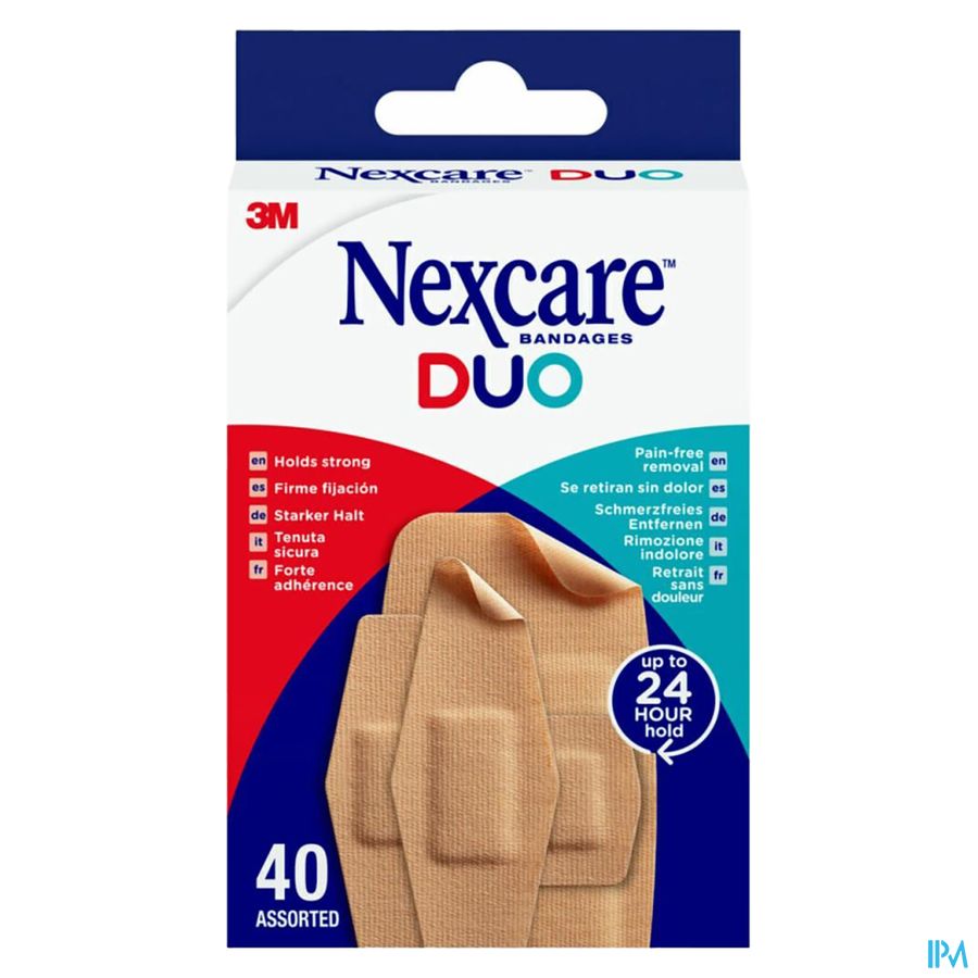 Nexcare 3m Duo Pansement Assortiment 40