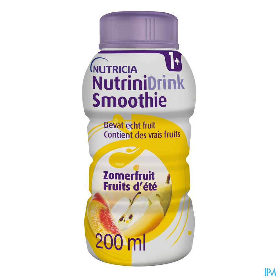 Nutrinidrink Smoothie Fruit D'été Bouteille 200ml