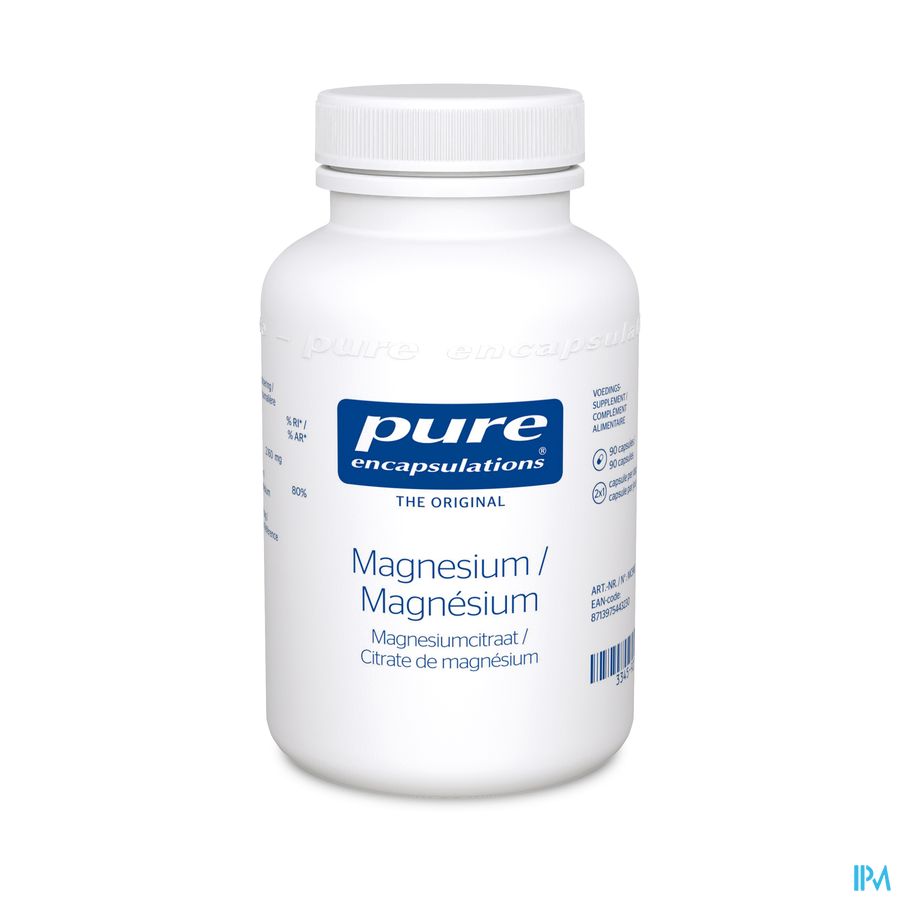 Pure Encapsulations Magnesium Citrate Caps 90