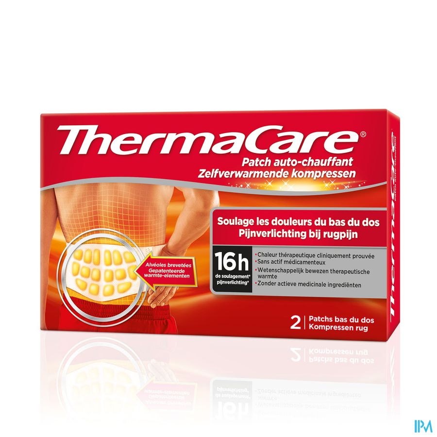 Thermacare Patch Auto-chauffant Douleurs Dos & muscles 2 pièces