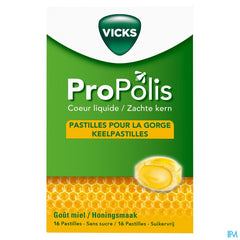 Vicks Propolis Coeur Liquide Comp A Sucer 16