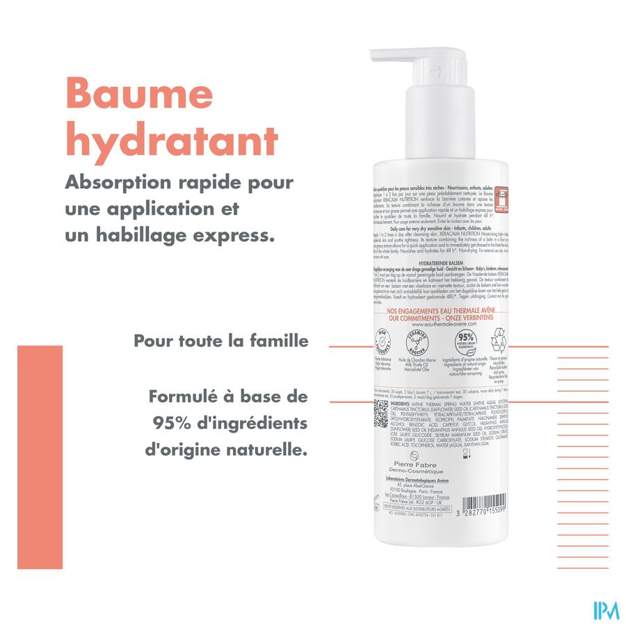 XERACALM NUTRITION BAUME HYDRATANT