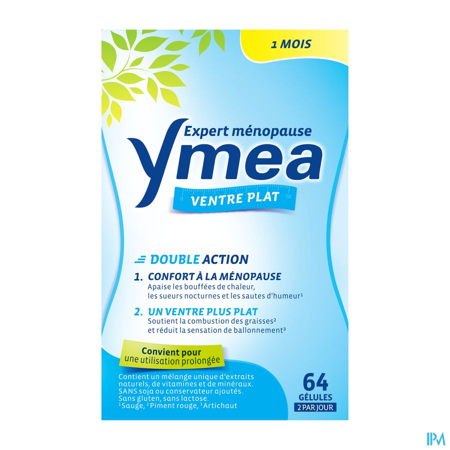 Ymea® Ventre Plat 64 P. - Ménopause - Contre Bouffées De Chaleur & Ballonnements