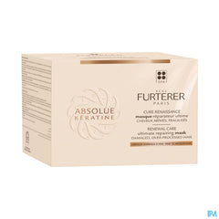 René Furterer Masque réparateur ultime - Cheveux normaux à fins  - Masque à la Kératine pour cheveux abimés - ABSOLUE KERATINE