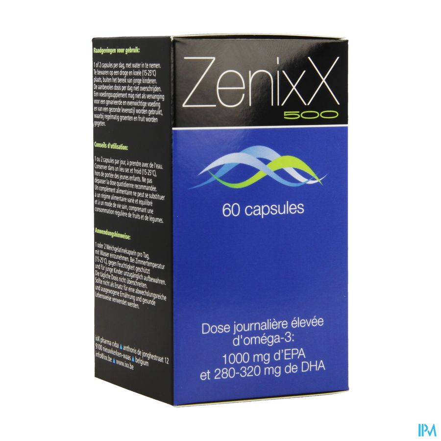 Zenixx 500 Caps 60x 500mg