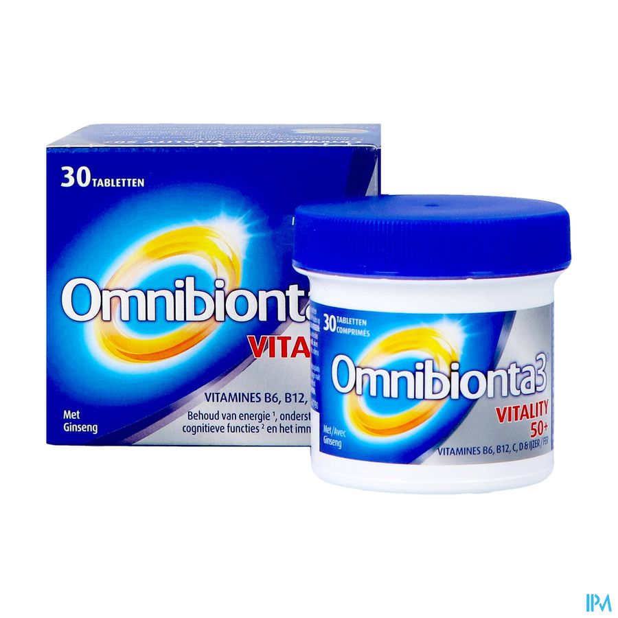 Omnibionta 3 Vitality 50+ Comp 30