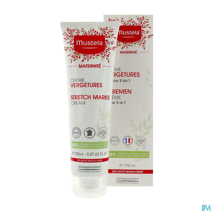 Mustela maternité crème vergetures avec parfum 150 ml