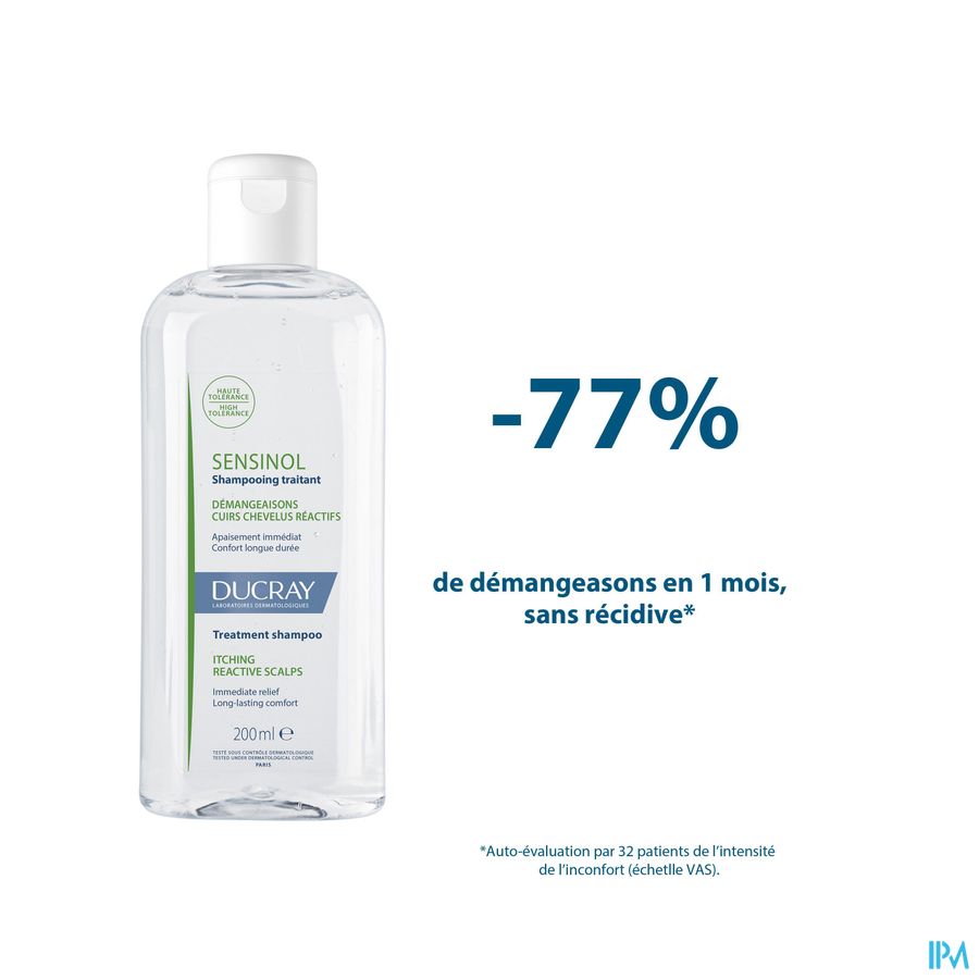 Ducray SENSINOL Shampooing Traitant Physioprotecteur anti-démangeaisons Cuirs chevelus Sensibles
