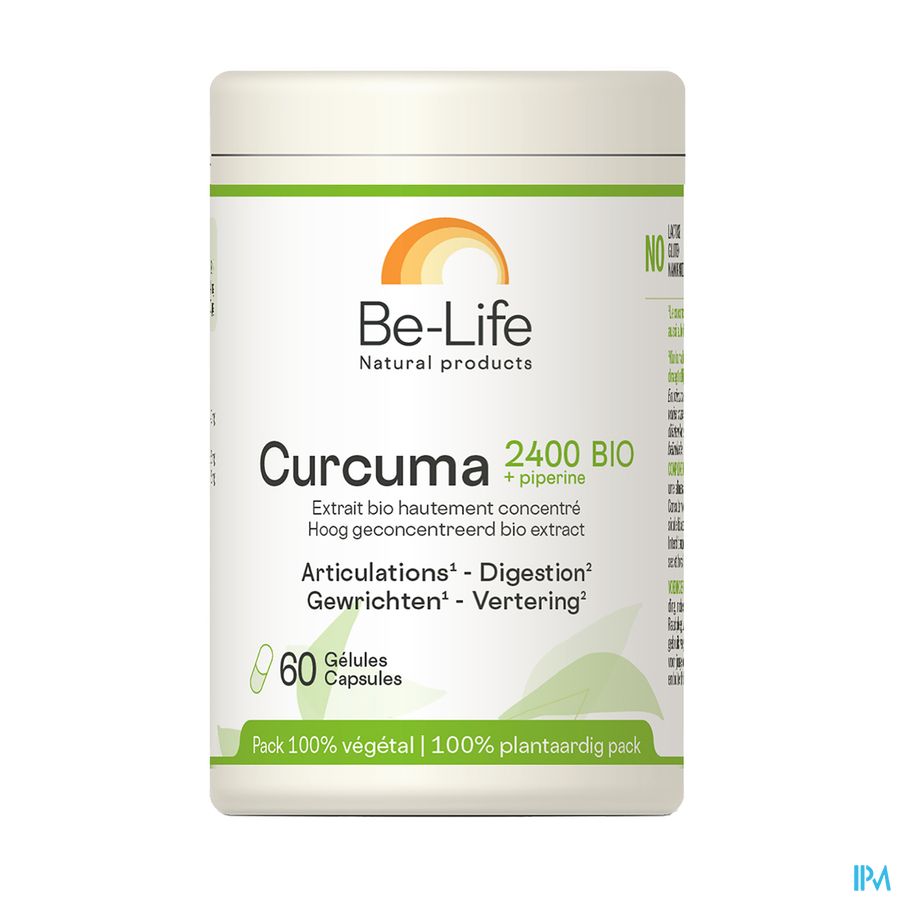 Curcuma 2400 + Piperine Bio Be Life Gel 60