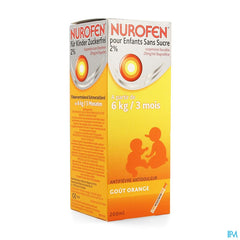 Nurofen Enfant Orange Susp S/sucre 200ml