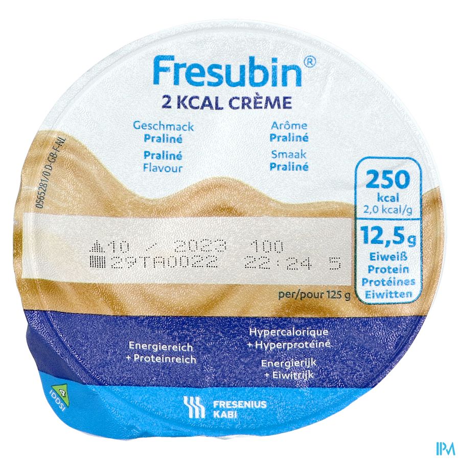 Fresubin 2 Kcal Creme Praline Pot 4x125g