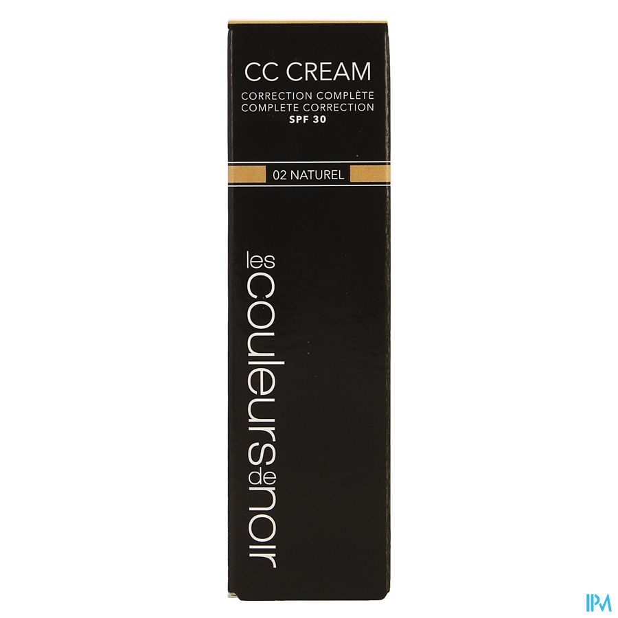 Couleurs De Noir Cc Cream Spf30 02 Naturel 30ml