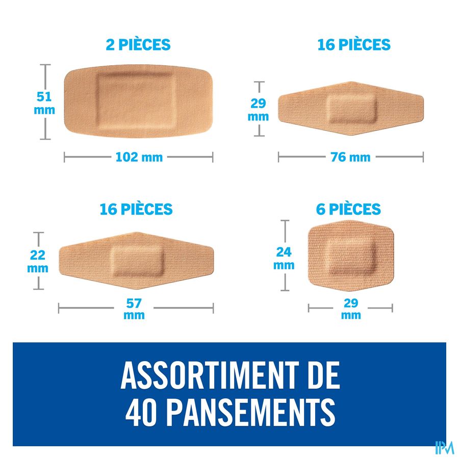 Nexcare 3m Duo Pansement Assortiment 40