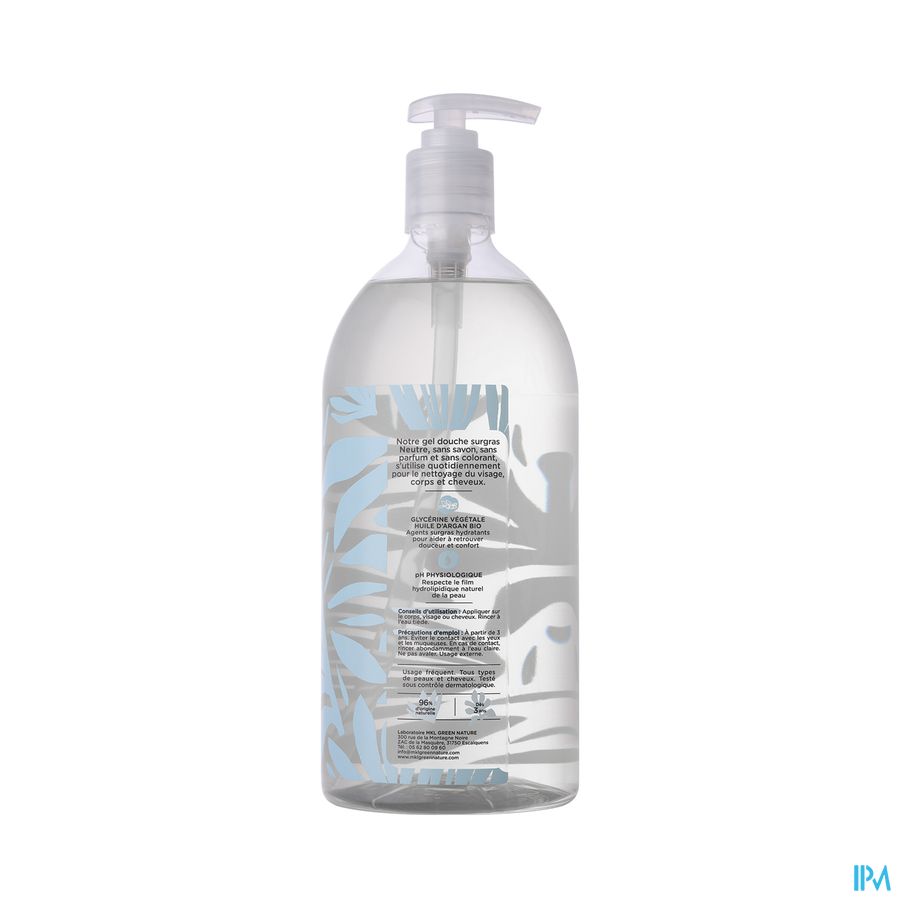 Cosm'ethik Gel Douche Neutre Fl Pompe 1l