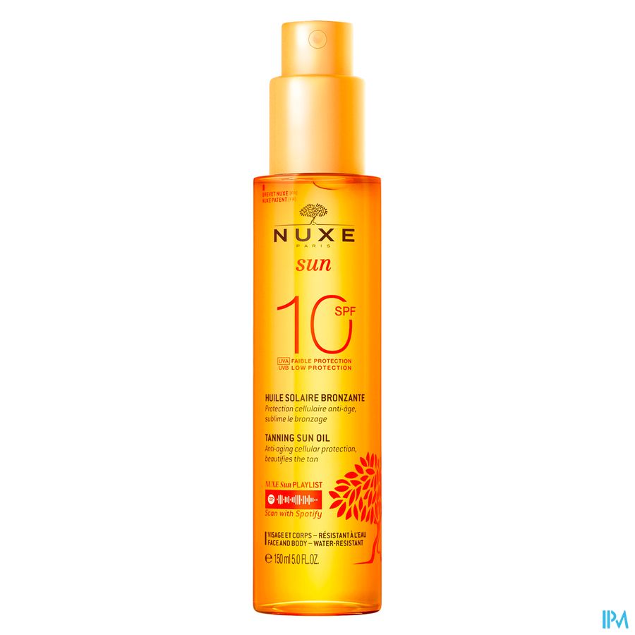 Nuxe Sun Huile Bronz. Ip10 Visage&corps150ml