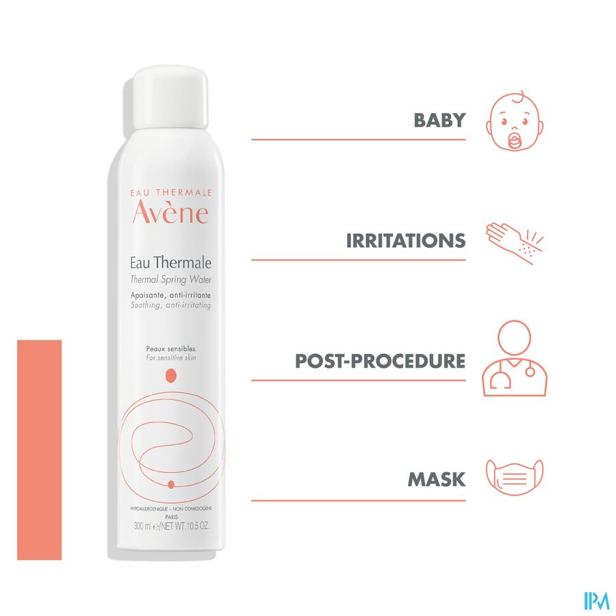 Eau Thermale Avène - Spray Brumisateur Apaisant Eau Thermale Peaux sensibles