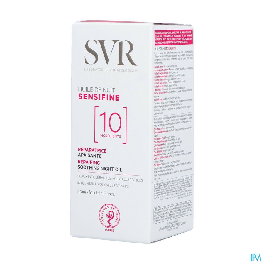Svr Sensifine Huile Nuit 30ml