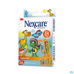 Nexcare 3m Happy Kids Strips 20 N0920nlw