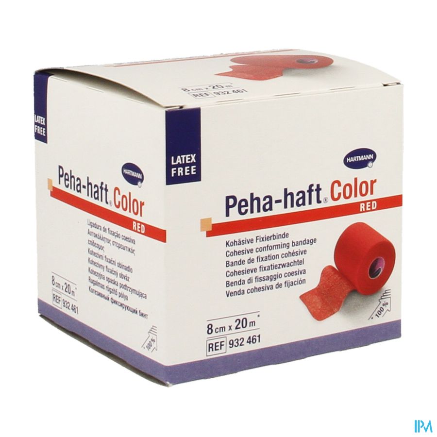Peha-haft Rouge Lf 8cmx20m 1 P/s