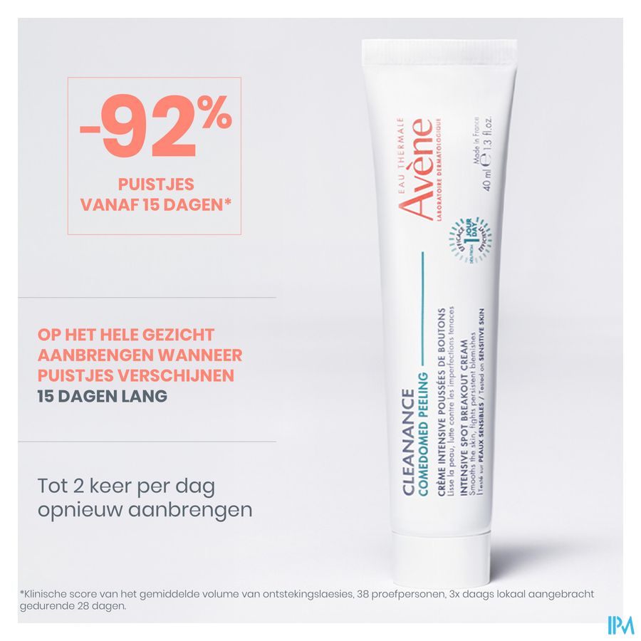Avène Cleanance Comedomed Peeling crème intensive poussées de boutons 40ml