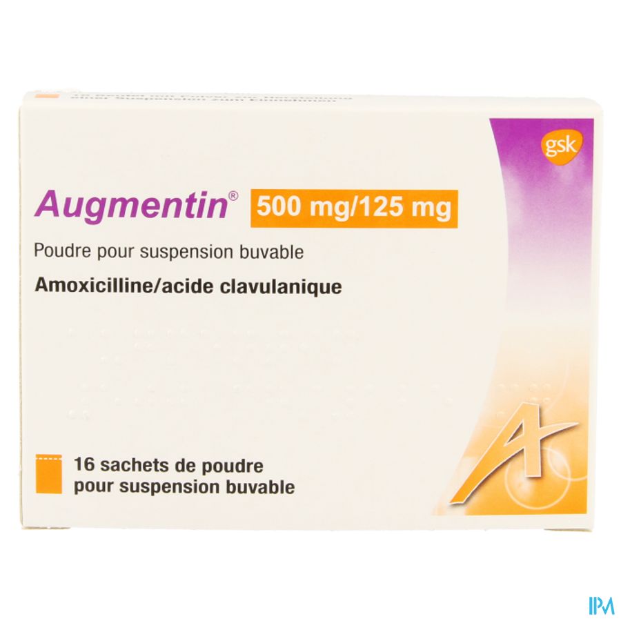 Augmentin Sach 16 X 500mg/125mg