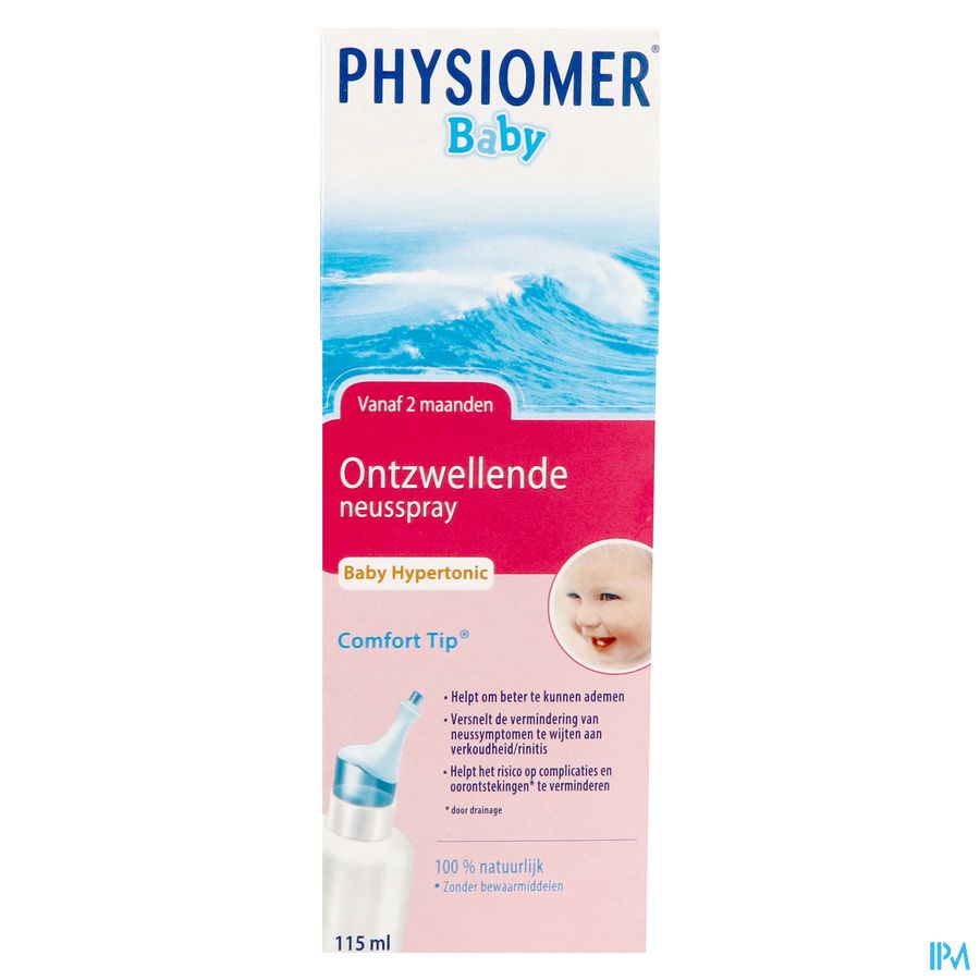 Physiomer® Spray Baby Hypertonique 115 ml Nez Bouché Bébé