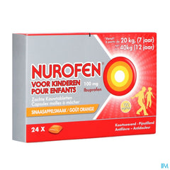 Nurofen Enfant 100mg Caps Molles A Macher 24