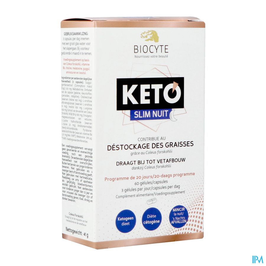 Biocyte Keto Nuit Caps 60