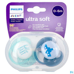 Philips Avent Sucette 0m+ Soft Boy