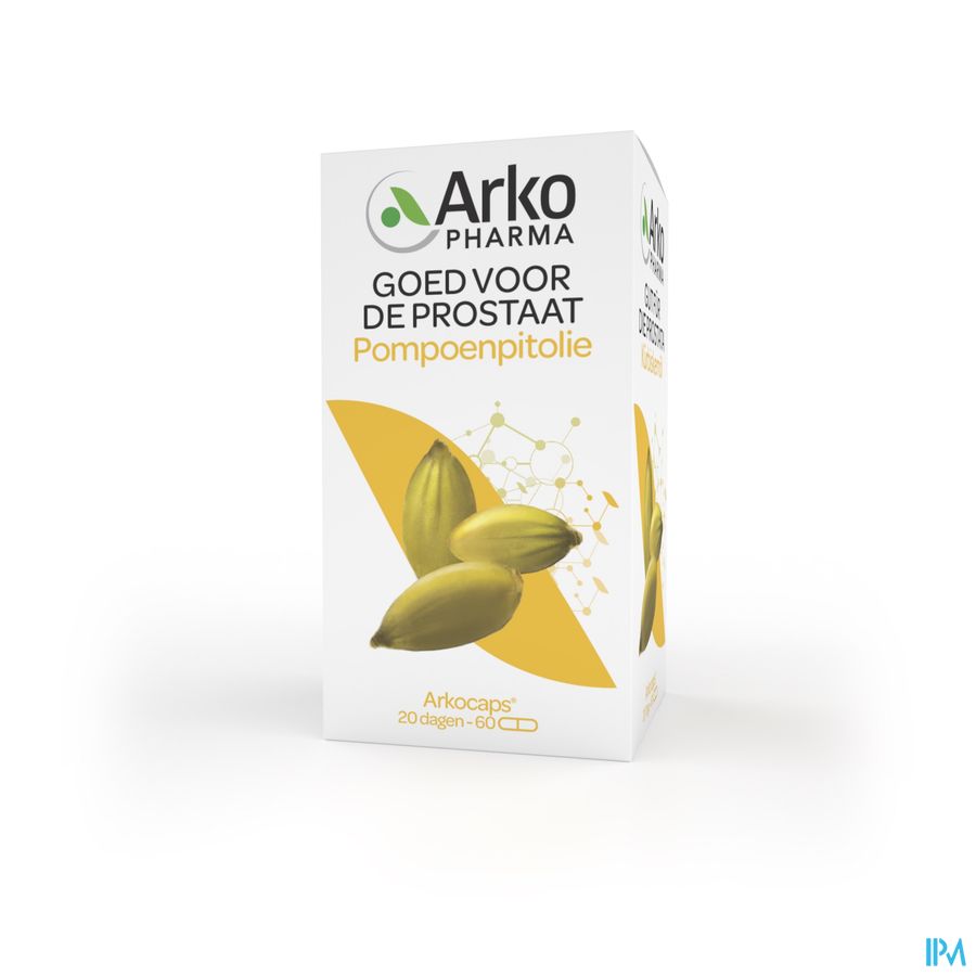 Arkogelules Huile De Pepins De Courge Caps 60