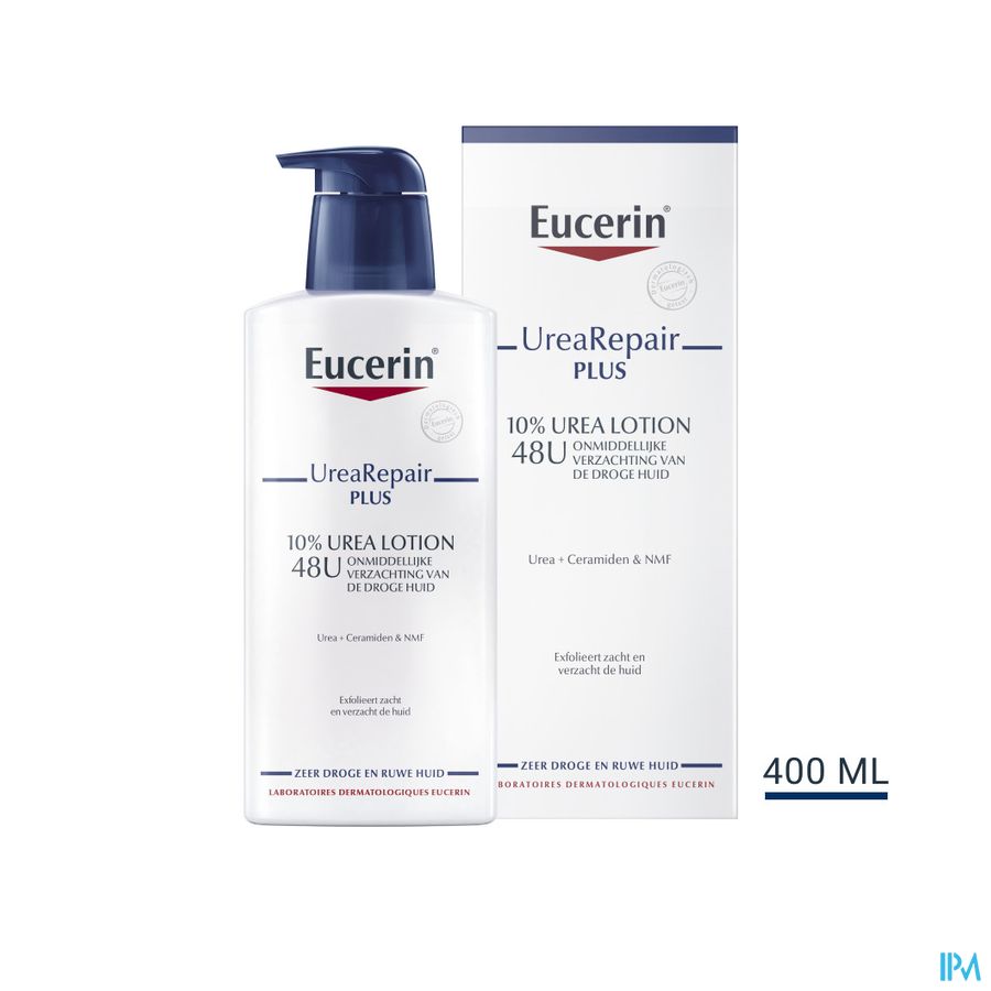 UreaRepair Plus Émollient 10% d'Urée Peau Très Sèche et Rugueuse avec pompe 400ml