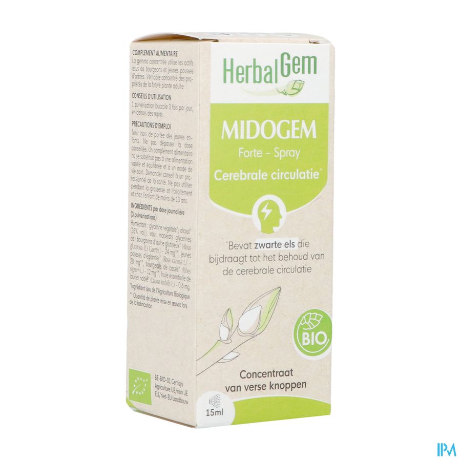 Herbalgem Midog Fort Spray Bio 15ml