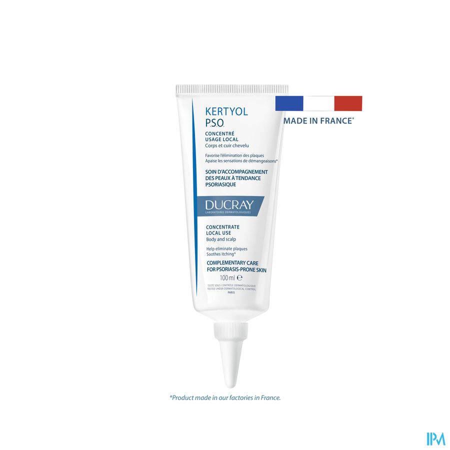 Ducray KERTYOL P.S.O. Concentré corps et cuir chevelu - Soin d'accompagnement des peaux à tendances psoriasique
