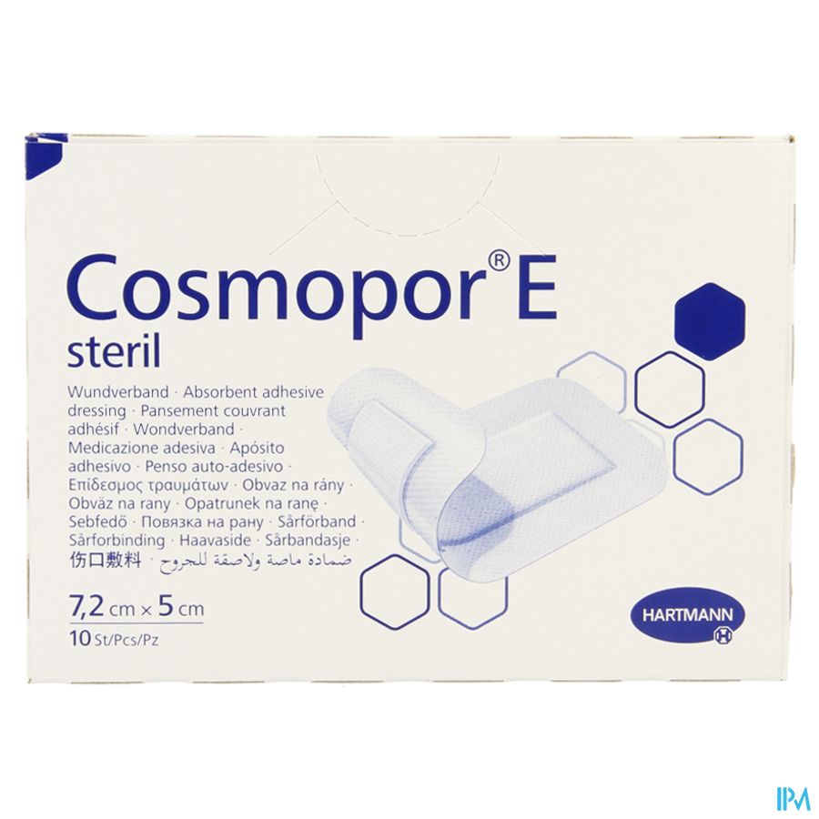 Cosmopor E Latexfree 7,2x5cm 10 P/s