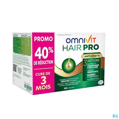 Omnivit Hair Pro 240cp PROMO 2 mois gratuits - Vitamine Anti-chute Cheveux
