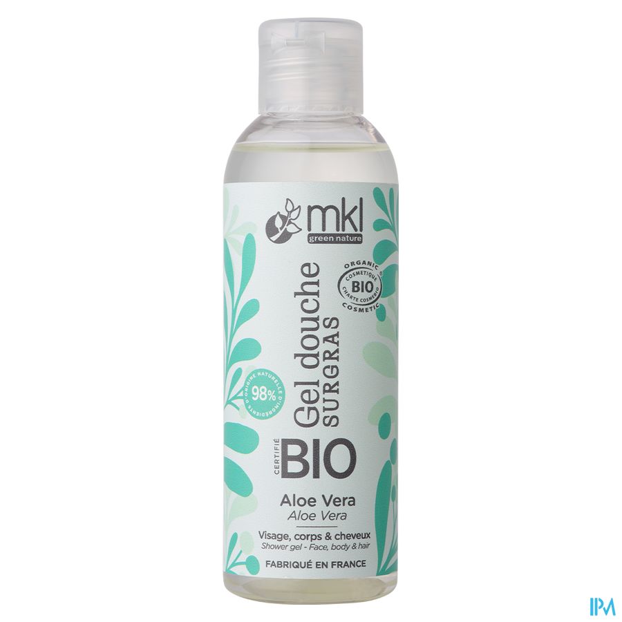 Mkl Gel Douche Bio Aloe Vera Fl 100ml