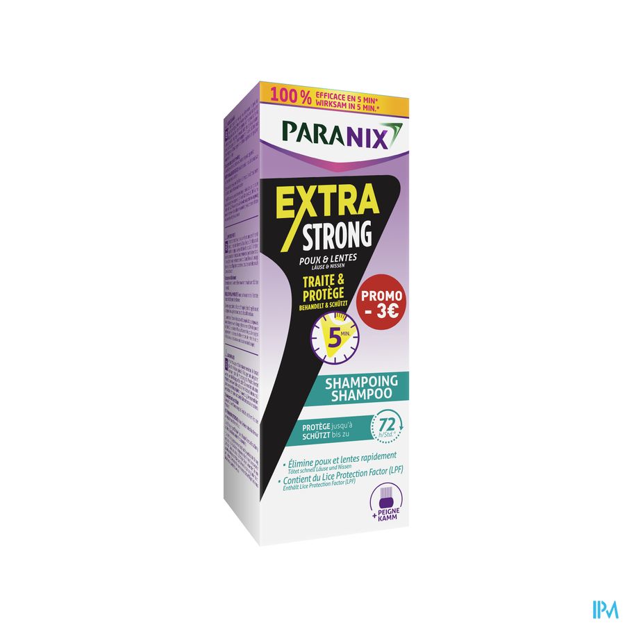 PARANIX EXTRA STRONG SHAMP 200ML -3EUR