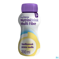 NutriniDrink Multi Fibre Arôme Vanille Bouteille 200ml