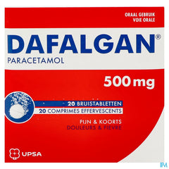 Dafalgan Eff 500mg Comp 20