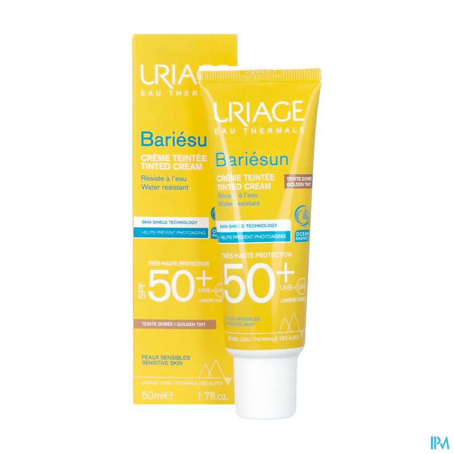 Uriage Bariesun Creme Teintee Ip50+ Doree 50ml Nf