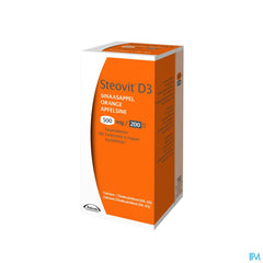 Steovit Forte Orange 500mg/200 U.I. Calcium & Vit D - 180 comprimés à croquer