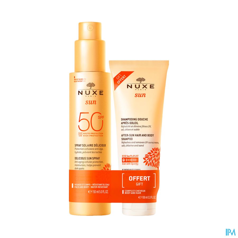 Nuxe Duo Spray Delicieux Ip50 150ml+sh 100ml Free