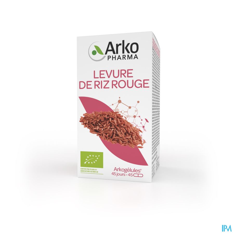 Arkogelules Levure Riz Rouge Bio Caps 45 Nf