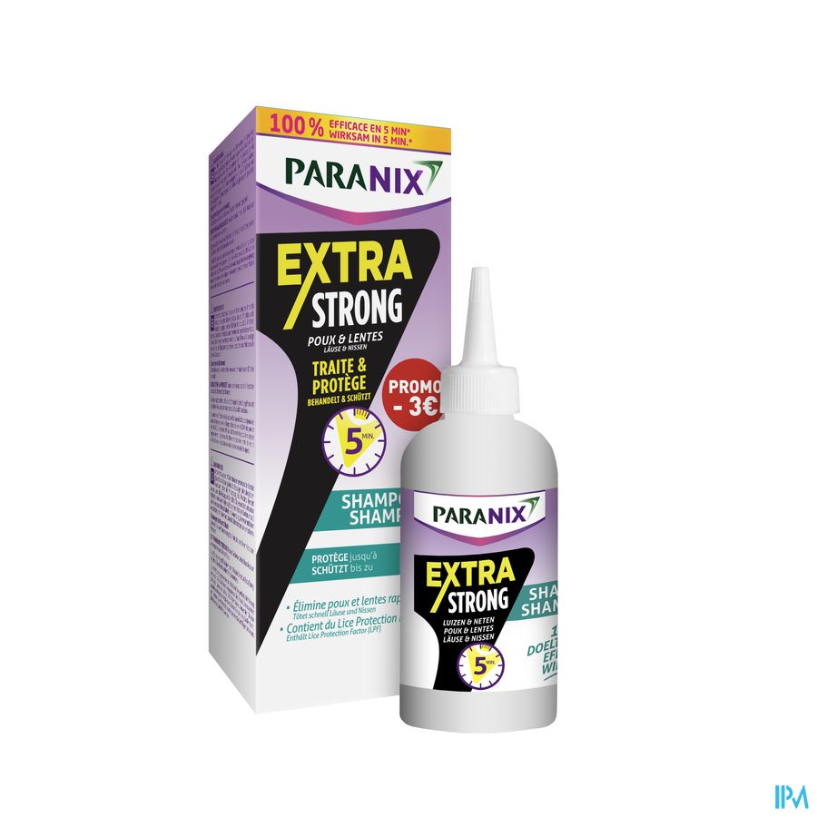 PARANIX EXTRA STRONG SHAMP 200ML -3EUR