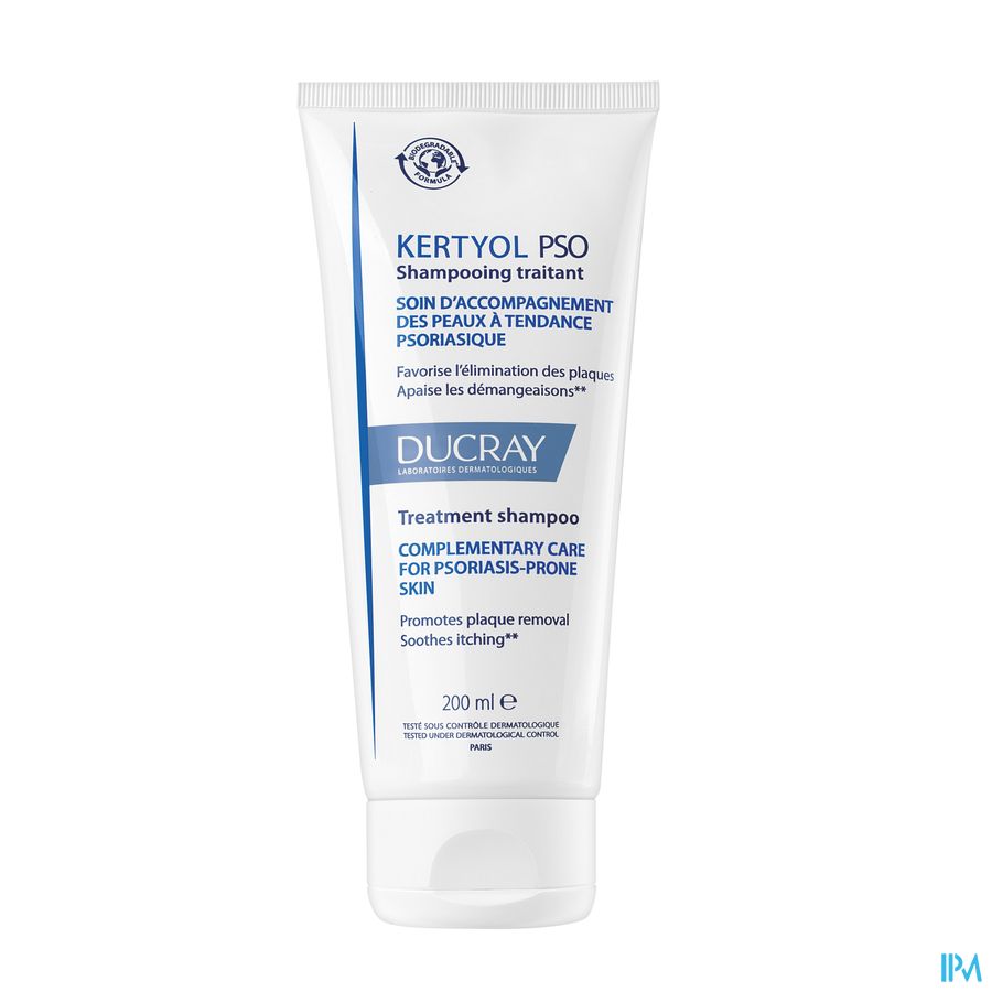 Ducray KERTYOL P.S.O. Shampooing traitant - Soin d'accompagnement des peaux à tendances psoriasique