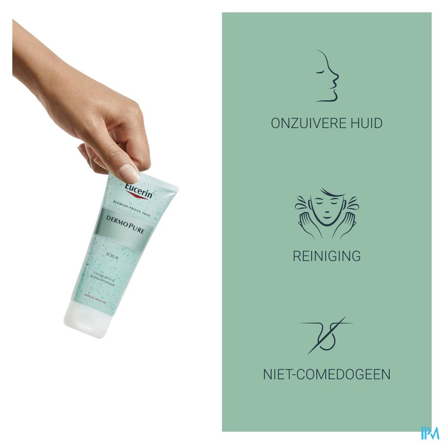DermoPure Gommage Acné Peau à Imperfections Tube 100ml